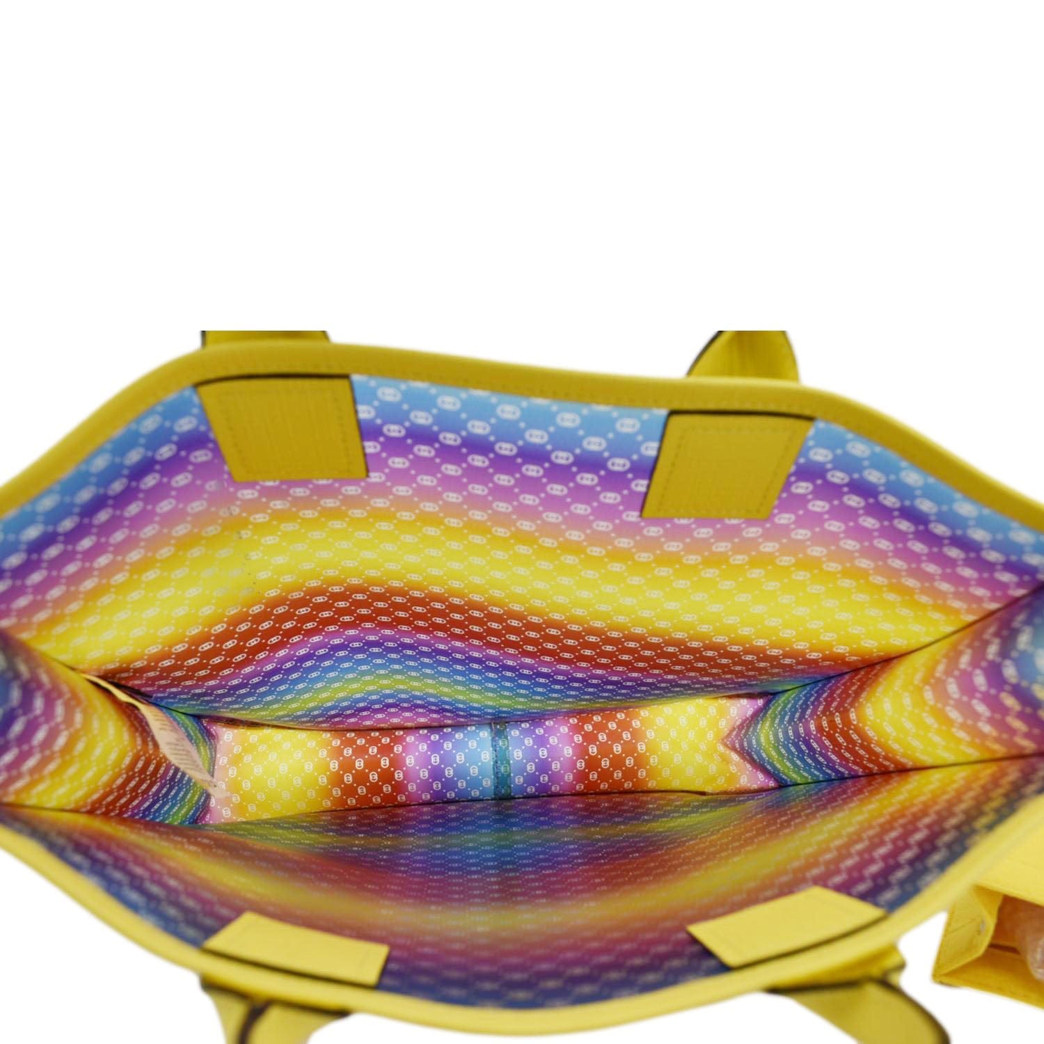 GUCCI Kids Rainbow Gucci Vinyl Tote Bag Multicolor 550763