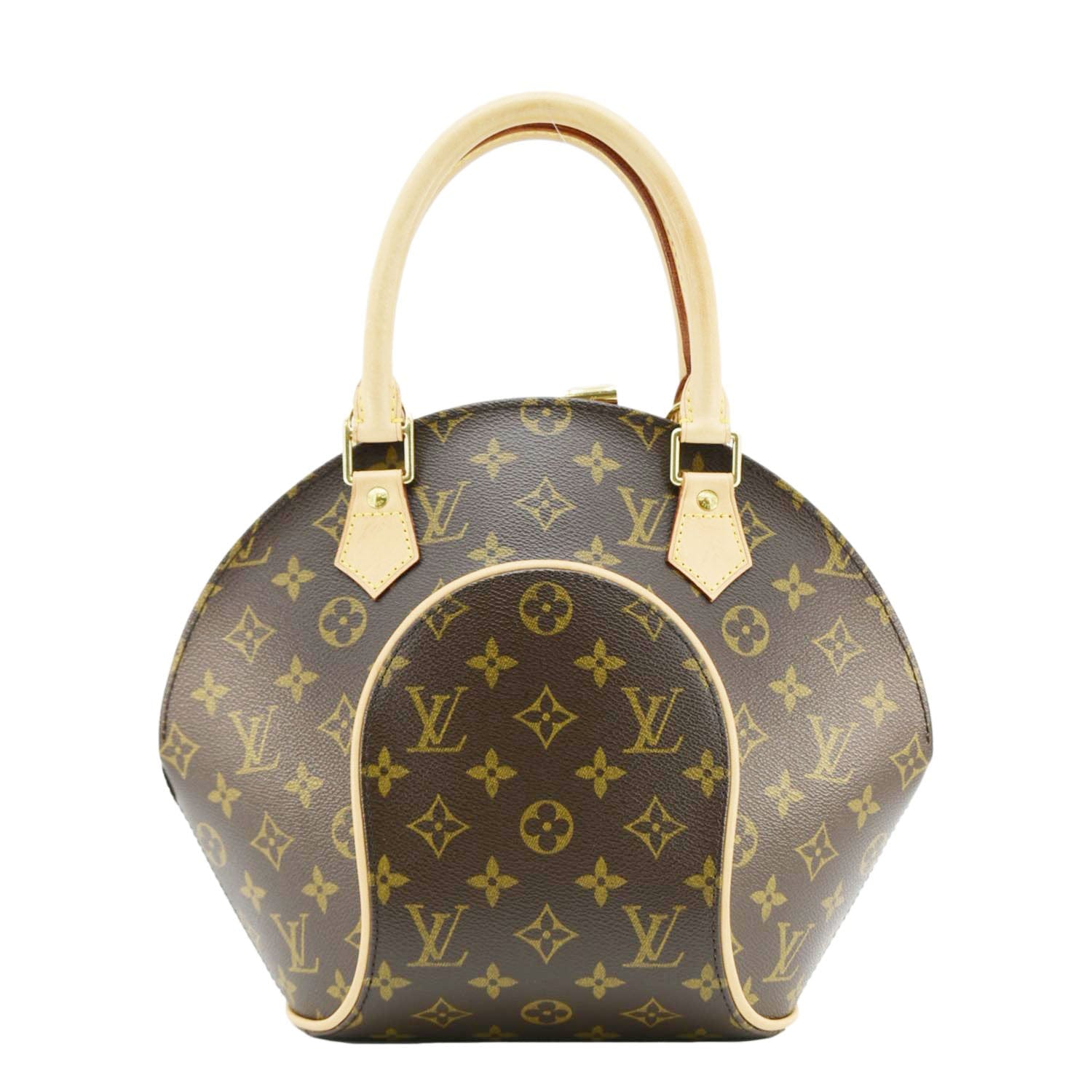 LOUIS VUITTON Ellipse PM Monogram Canvas Satchel Bag Brown