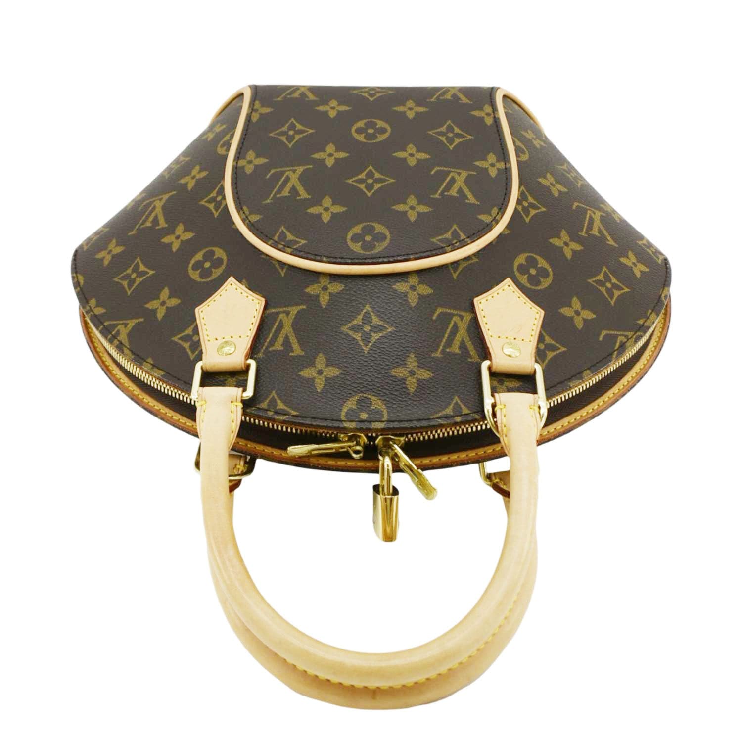 LOUIS VUITTON Ellipse PM Monogram Canvas Satchel Bag Brown