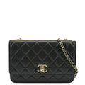 Chanel Trendy CC Woc Lambskin Leather Crossbody Bag Black