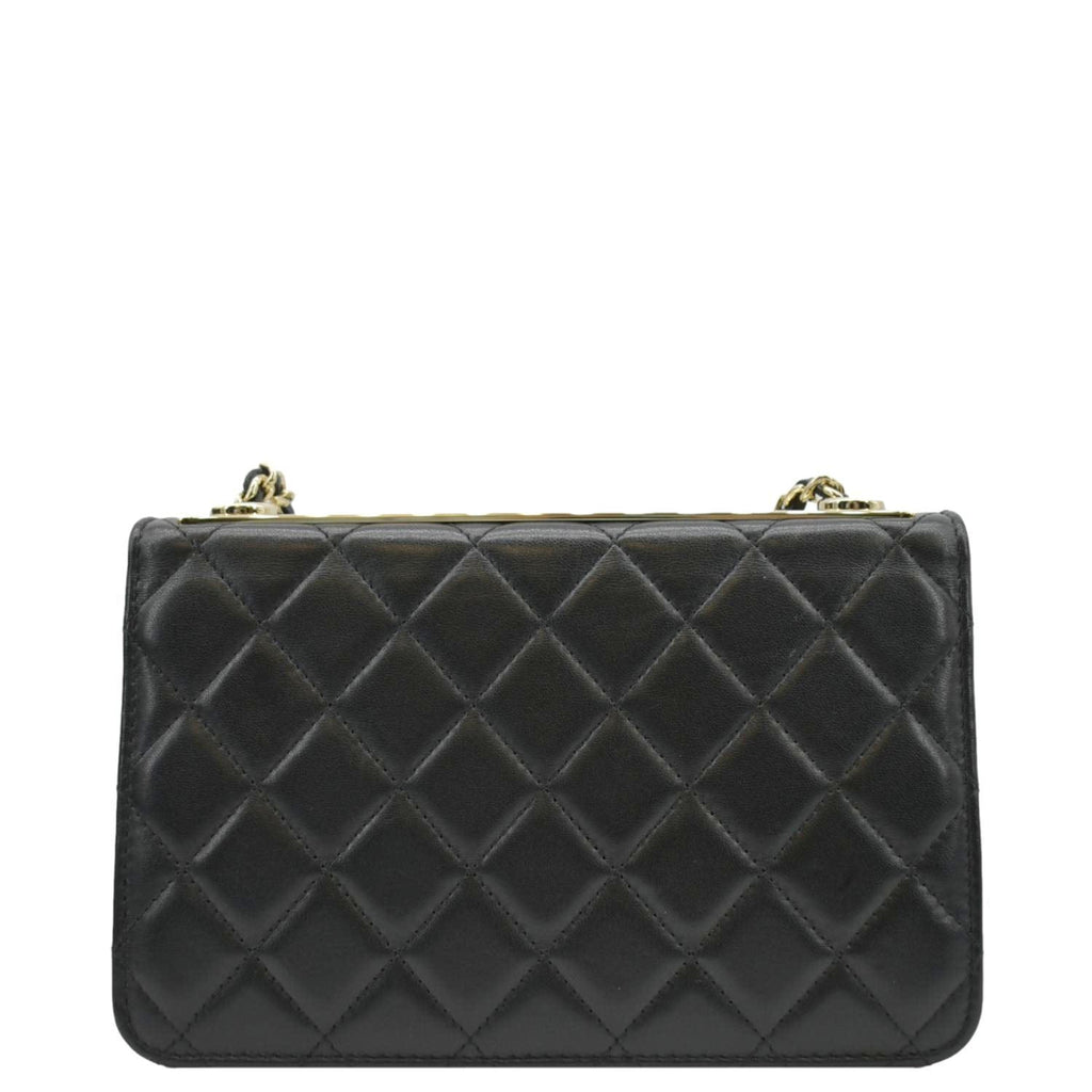 Chanel Trendy CC Woc Lambskin Leather Crossbody Bag Black