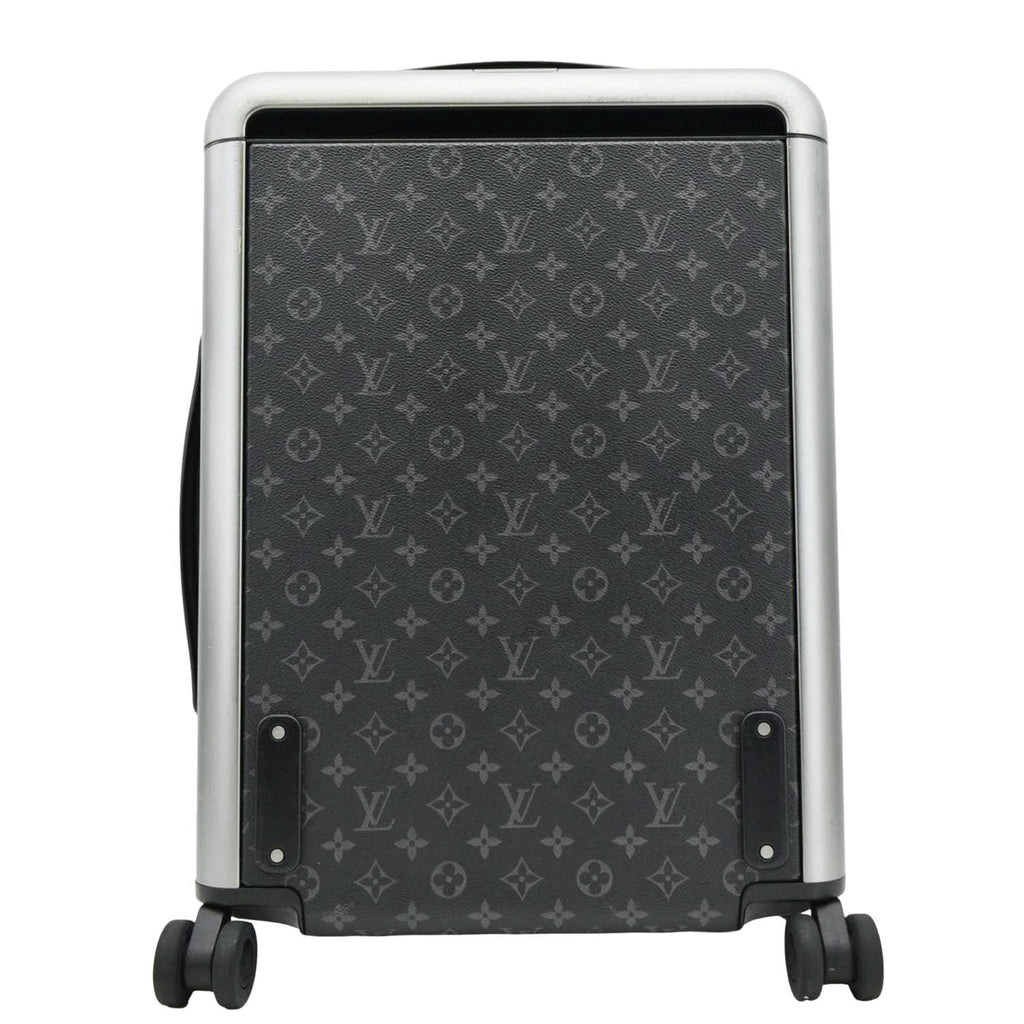 LOUIS VUITTON Horizon 55 Monogram Eclipse Canvas Rolling Suitcase Black