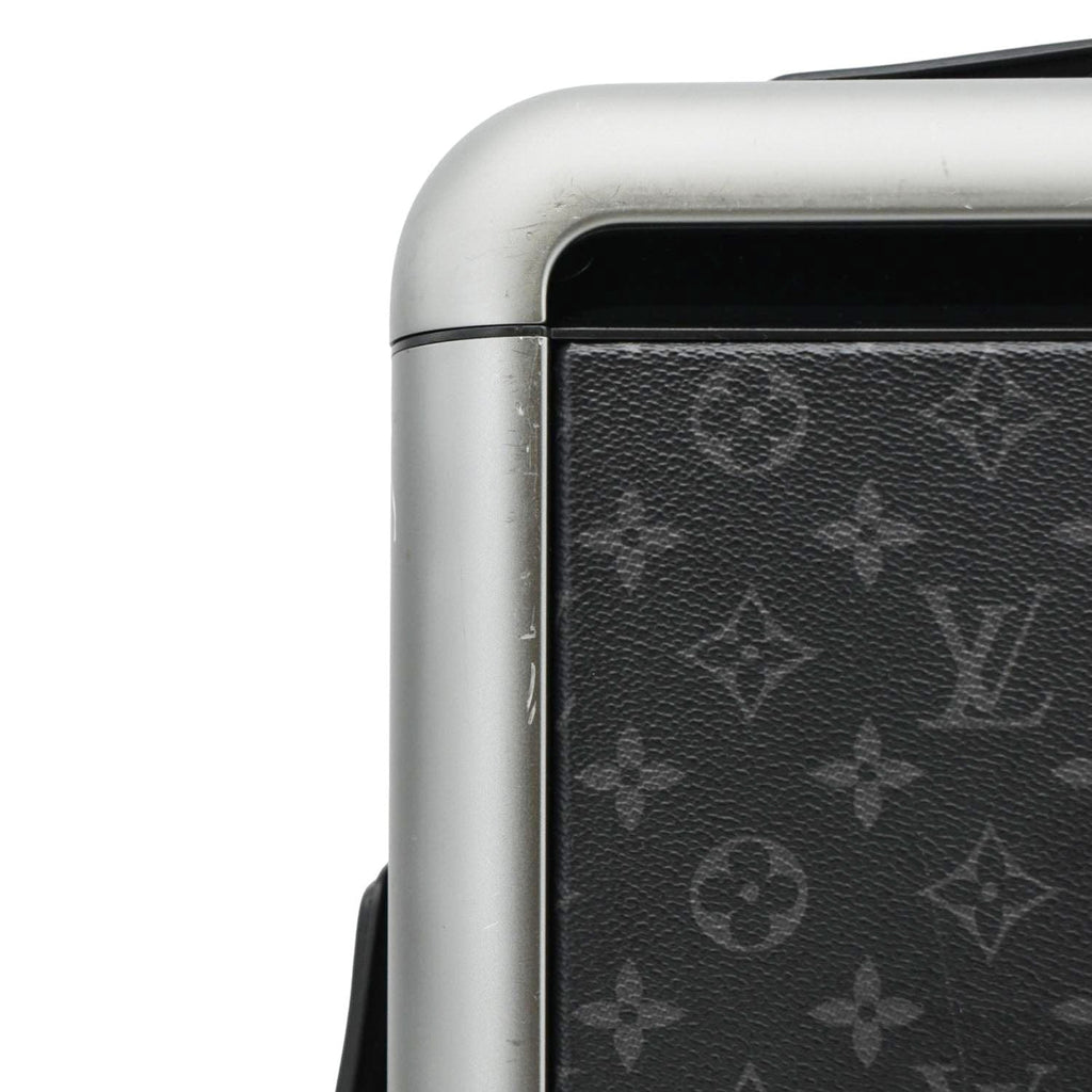 LOUIS VUITTON Horizon 55 Monogram Eclipse Canvas Rolling Suitcase Black