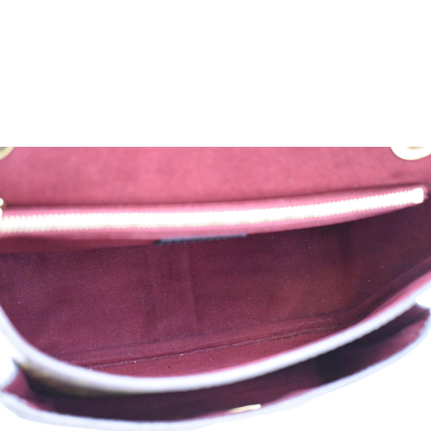 LOUIS VUITTON Passy NM Monogram Canvas Shoulder Bag Brown