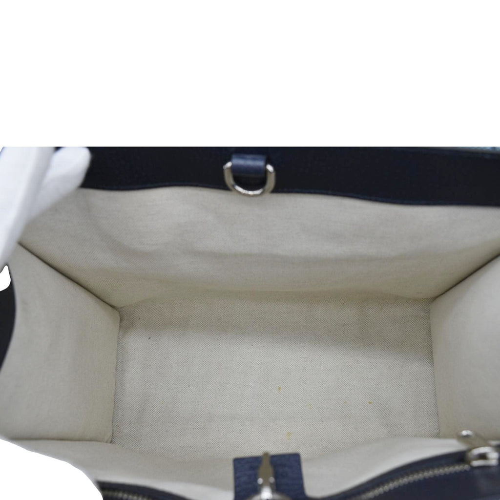 GUCCI Interlocking Gucci Supreme Canvas Tote Bag Blue 659983