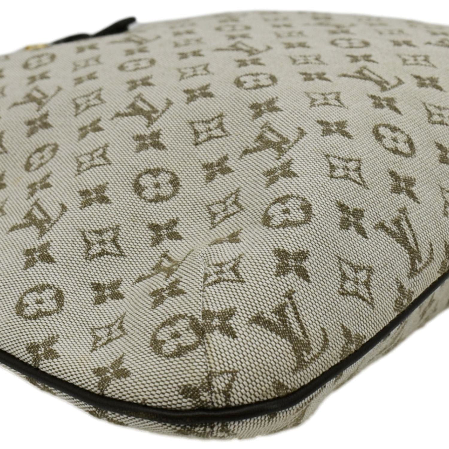 LOUIS VUITTON Francoise Mini Monogram Canvas Shoulder Bag Khaki