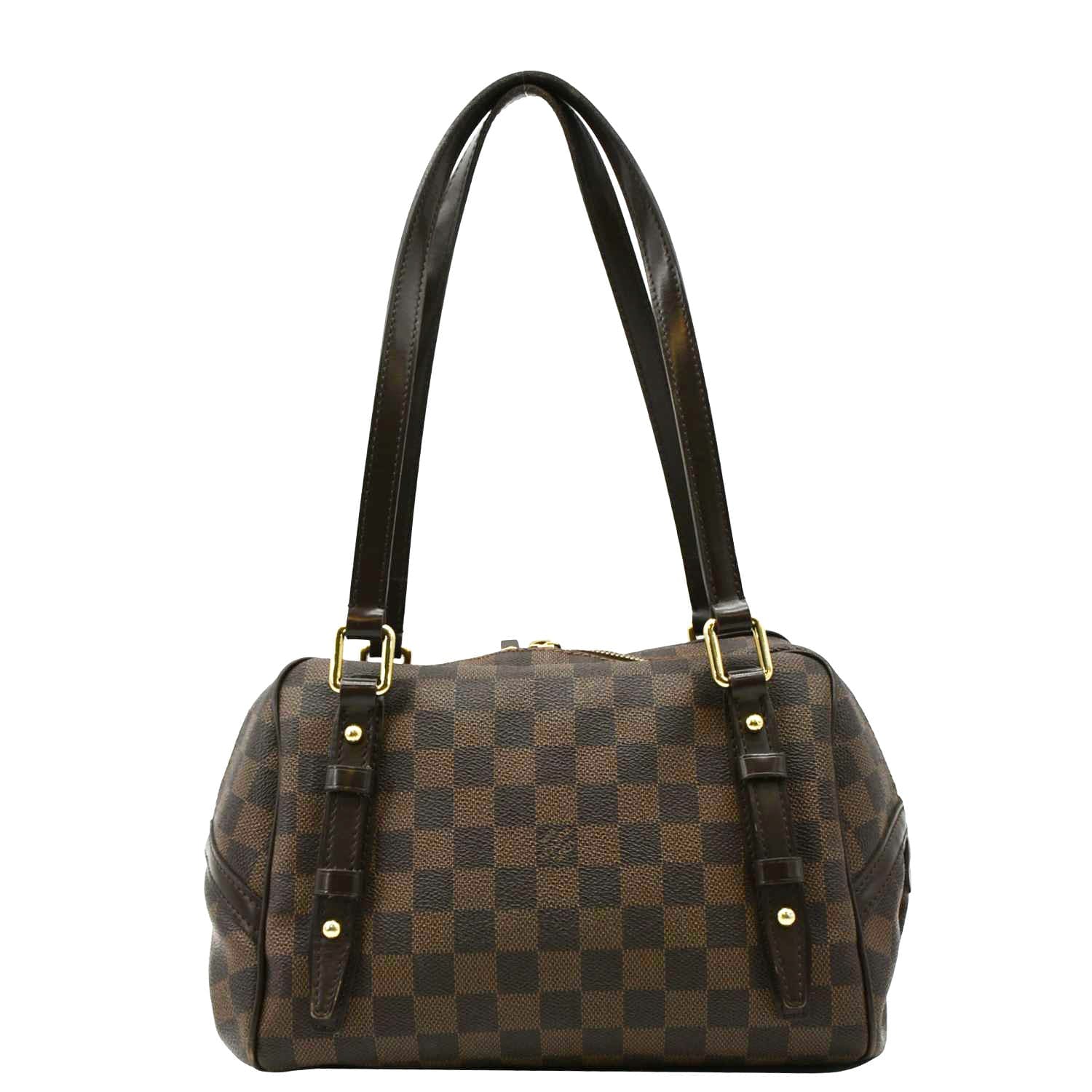 LOUIS VUITTON Rivington PM Damier Ebene Shoulder Bag Brown