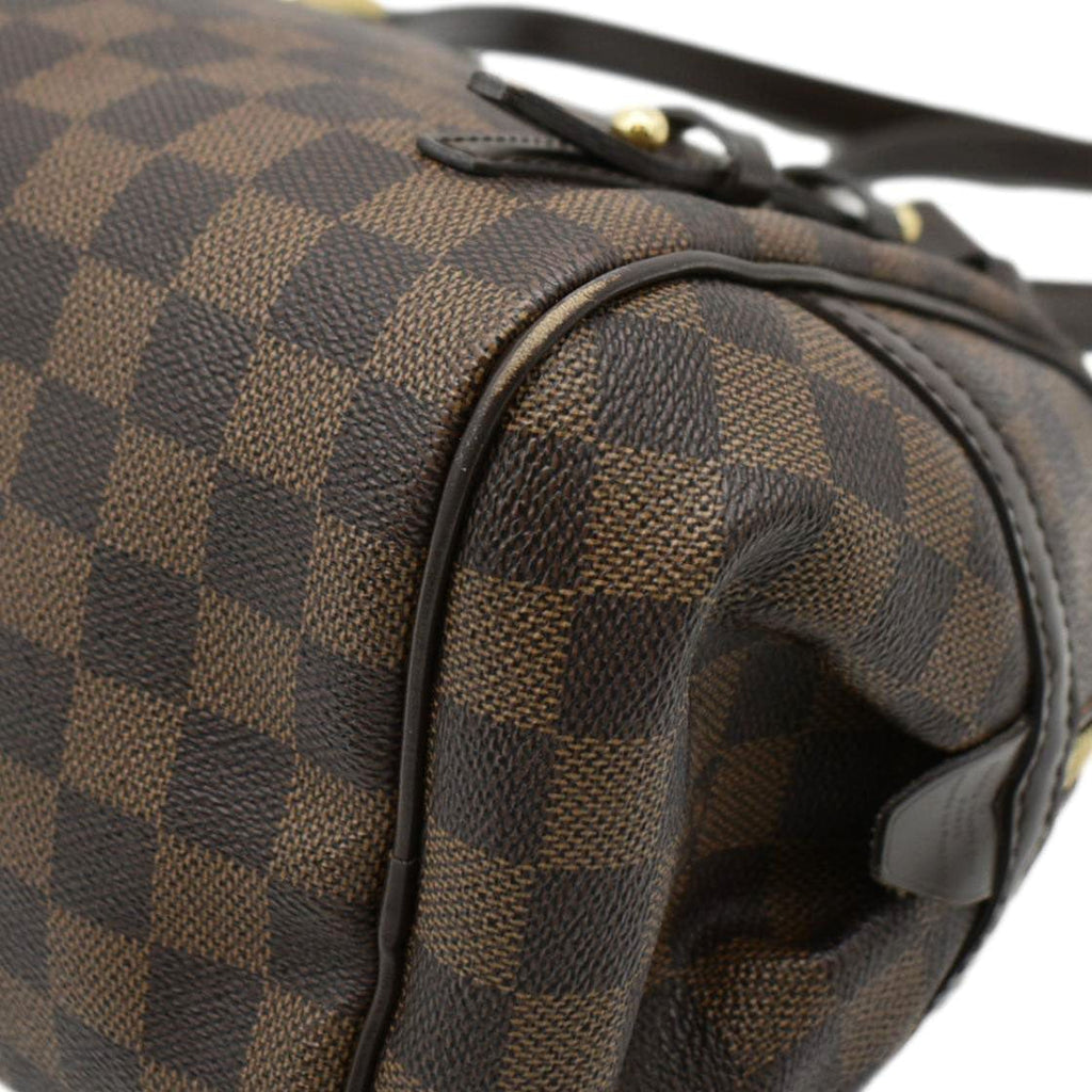 LOUIS VUITTON Rivington PM Damier Ebene Shoulder Bag Brown