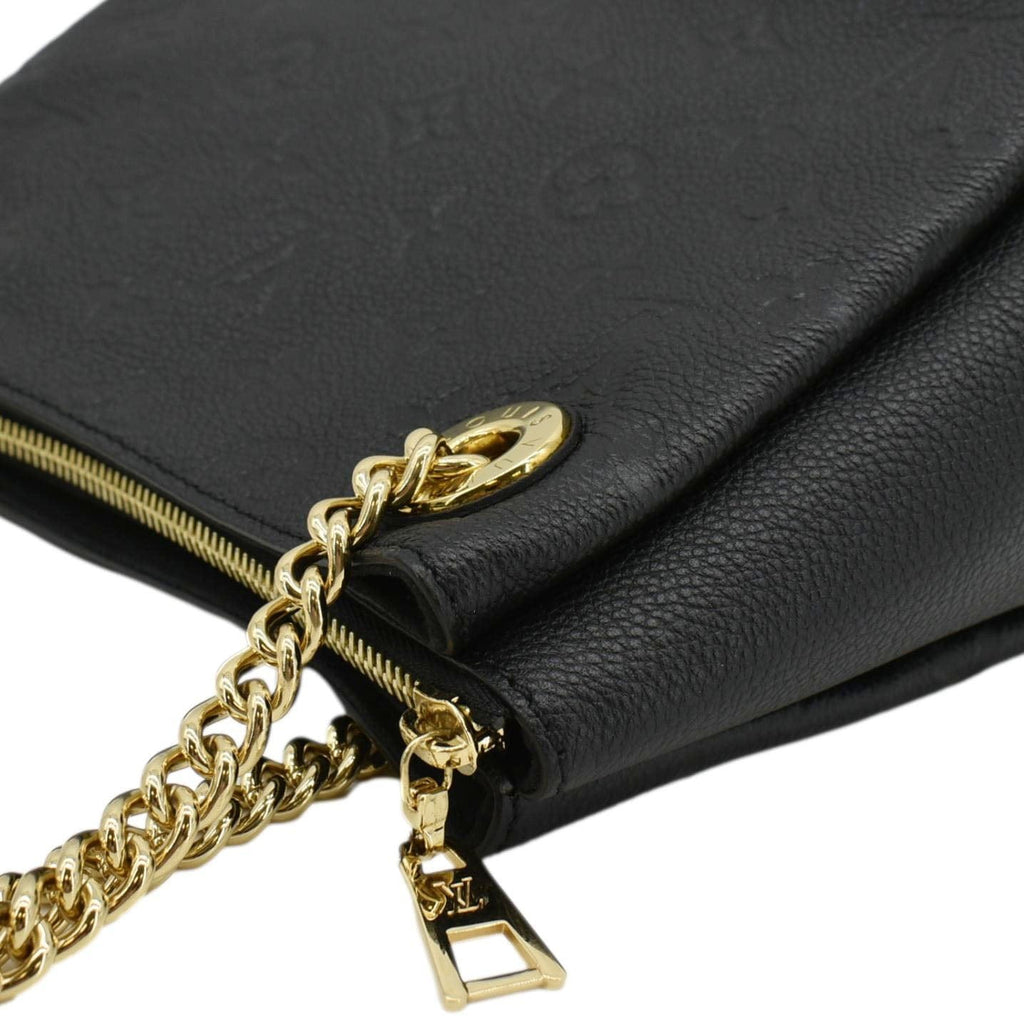 LOUIS VUITTON Surene BB  Empreinte Leather Shoulder Bag Black