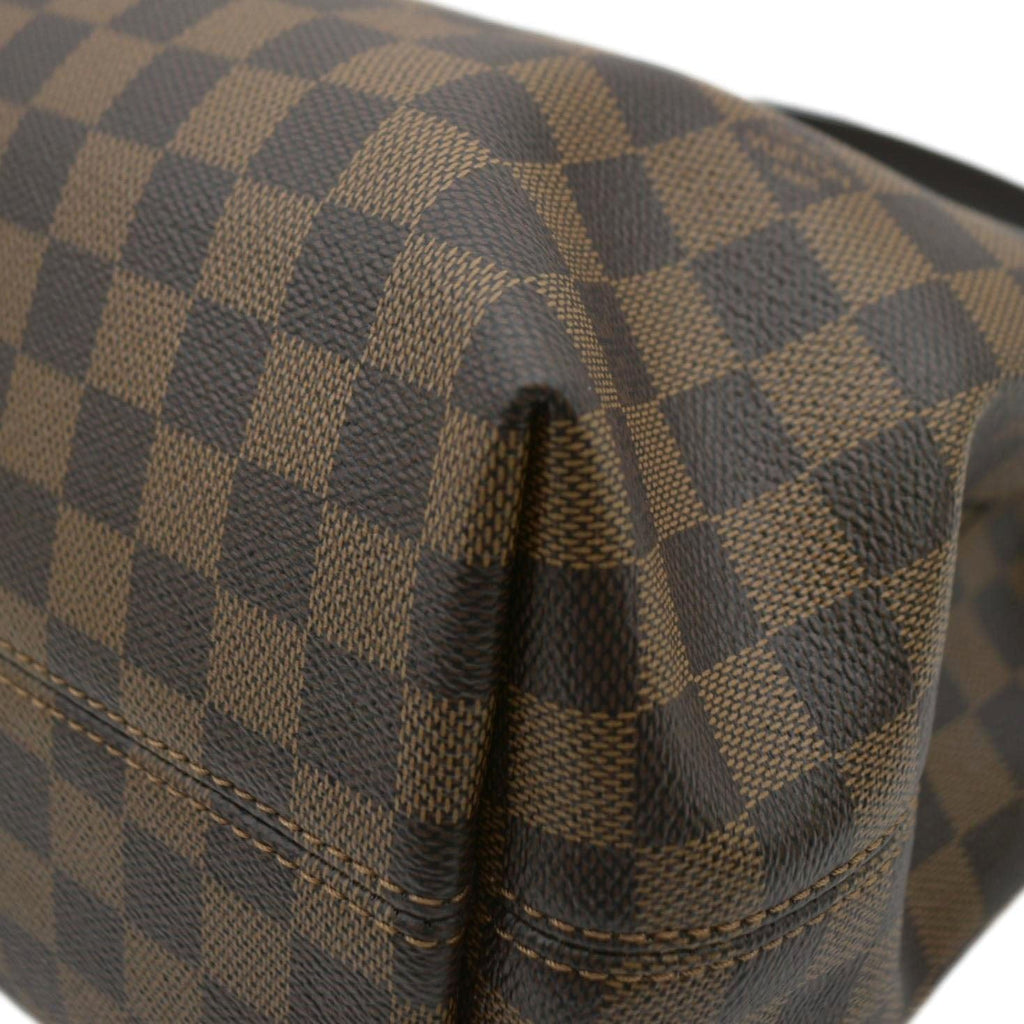 LOUIS VUITTON Graceful MM Damier Ebene Shoulder Bag Brown