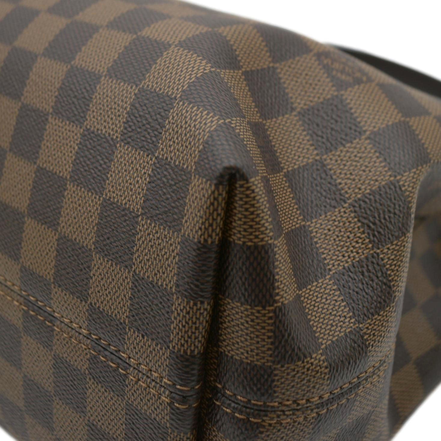 LOUIS VUITTON Graceful MM Damier Ebene Shoulder Bag Brown