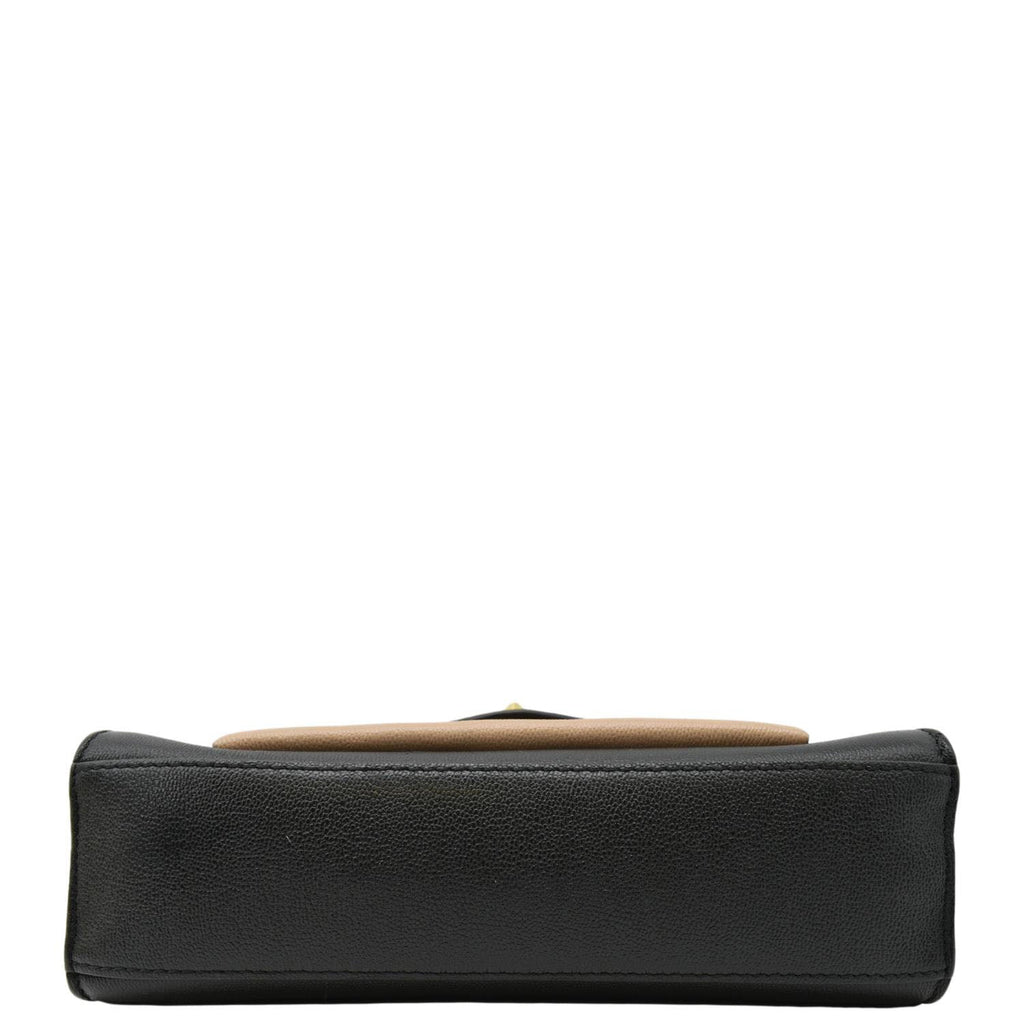 LOUIS VUITTON Very Python Leather Chain Crossbody Bag Black
