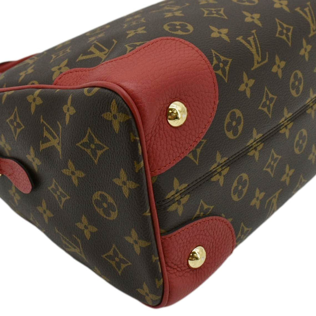LOUIS VUITTON Retiro NM Monogram Canvas 2Way Shoulder Bag Red
