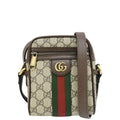 GUCCI Ophidia Small Gucci Canvas Messenger Bag Brown 598127