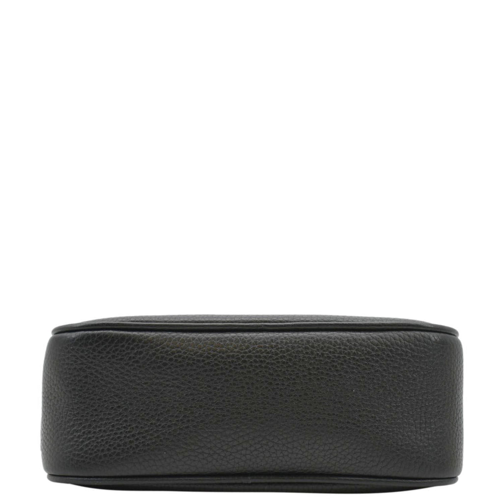 GUCCI  Soho Disco Leather Crossbody Bag Black 308364