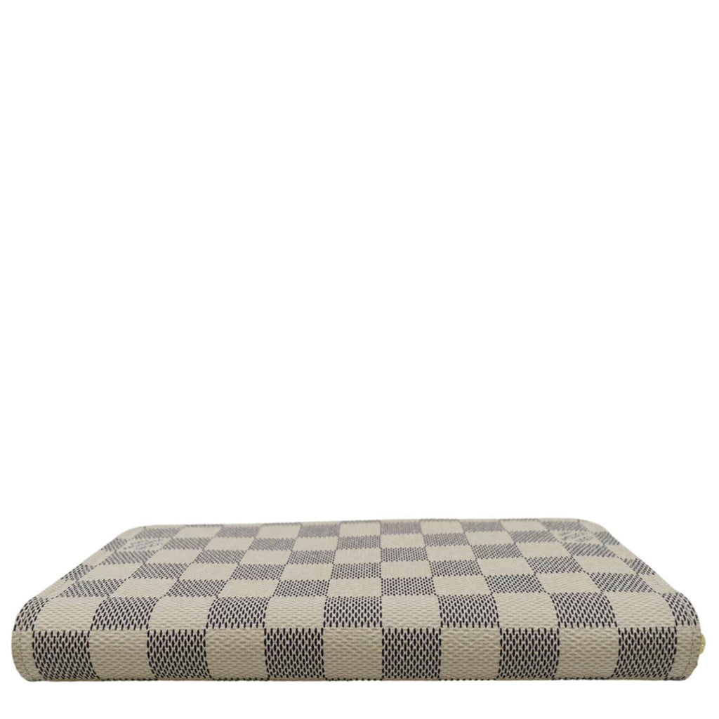 LOUIS VUITTON Damier Azur Zippy Wallet Rose ballerine
