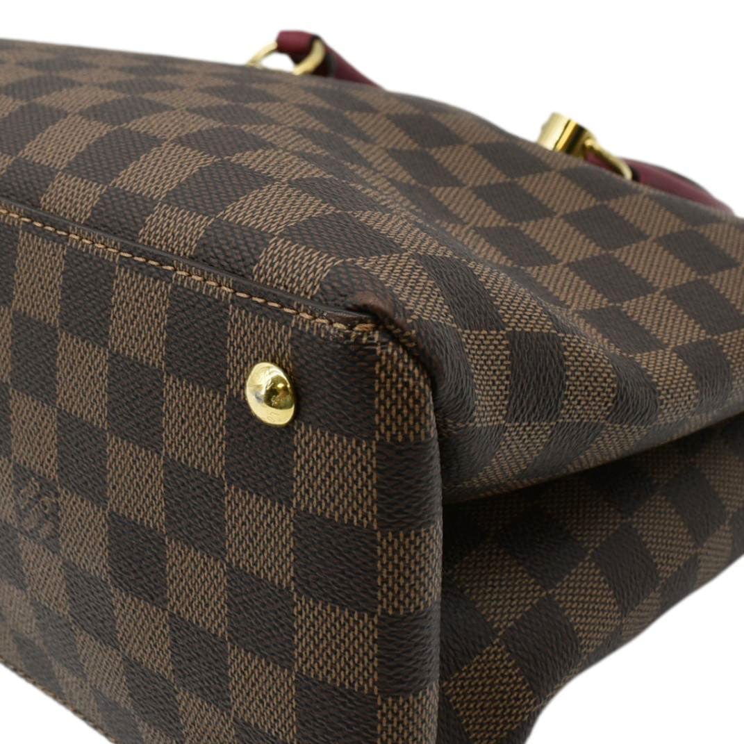LOUIS VUITTON LV Riverside Damier Ebene Tote Bag Brown