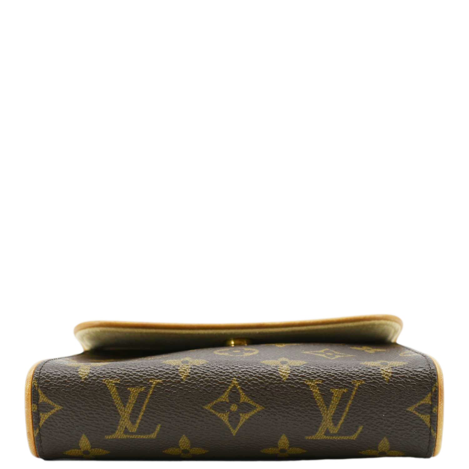 LOUIS VUITTON Pochette Florentine Monogram Canvas Waist Bag Brown