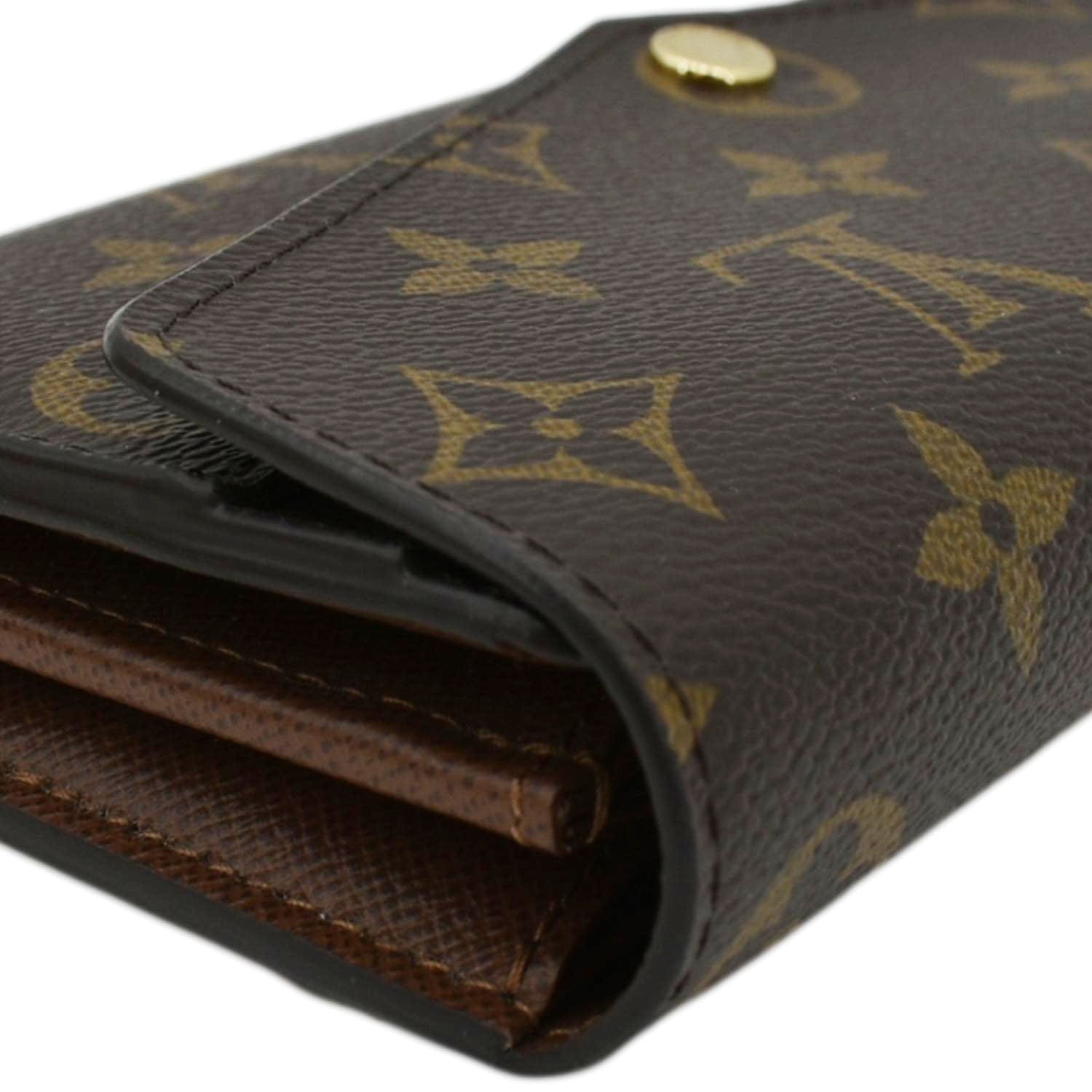 LOUIS VUITTON Sarah Monogram Canvas Wallet Brown