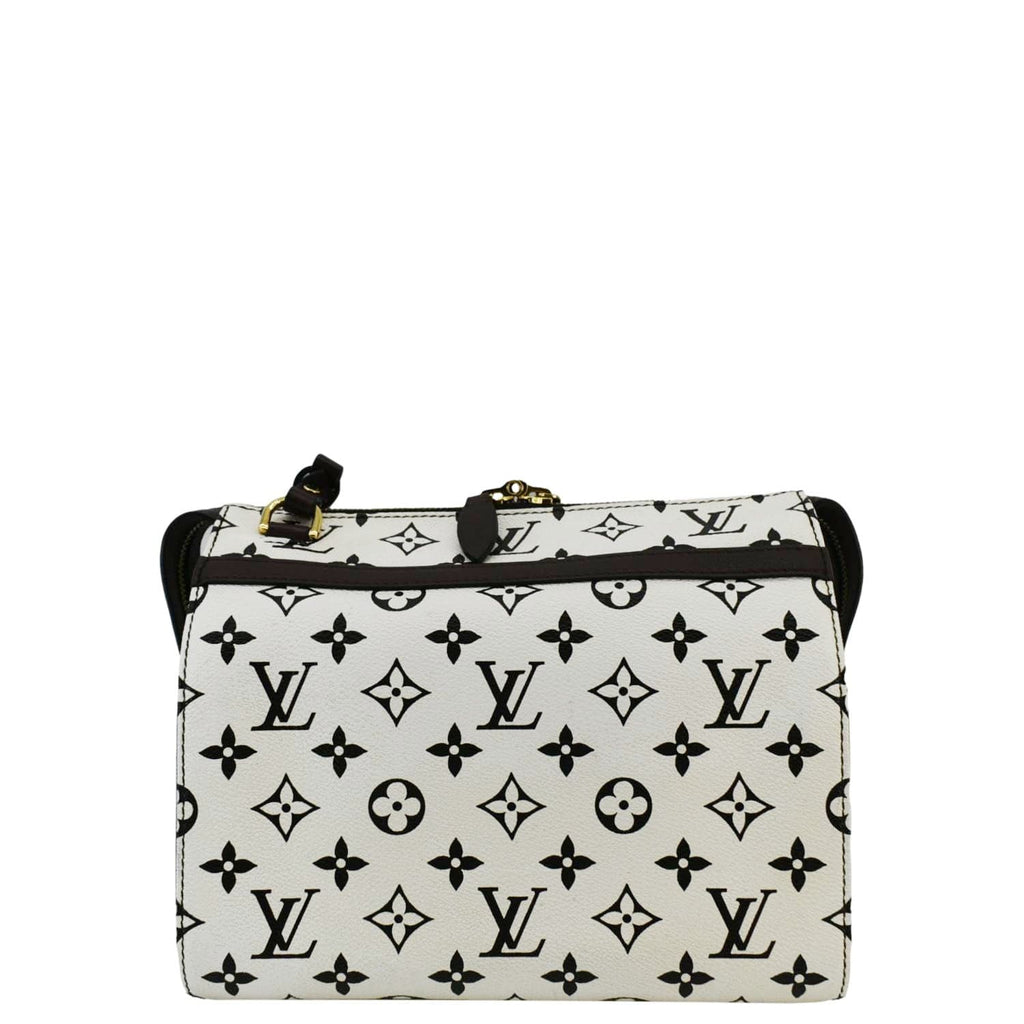 LOUIS VUITTON Speedy Amazon PM Monogram Canvas Crossbody Bag White Chocolate