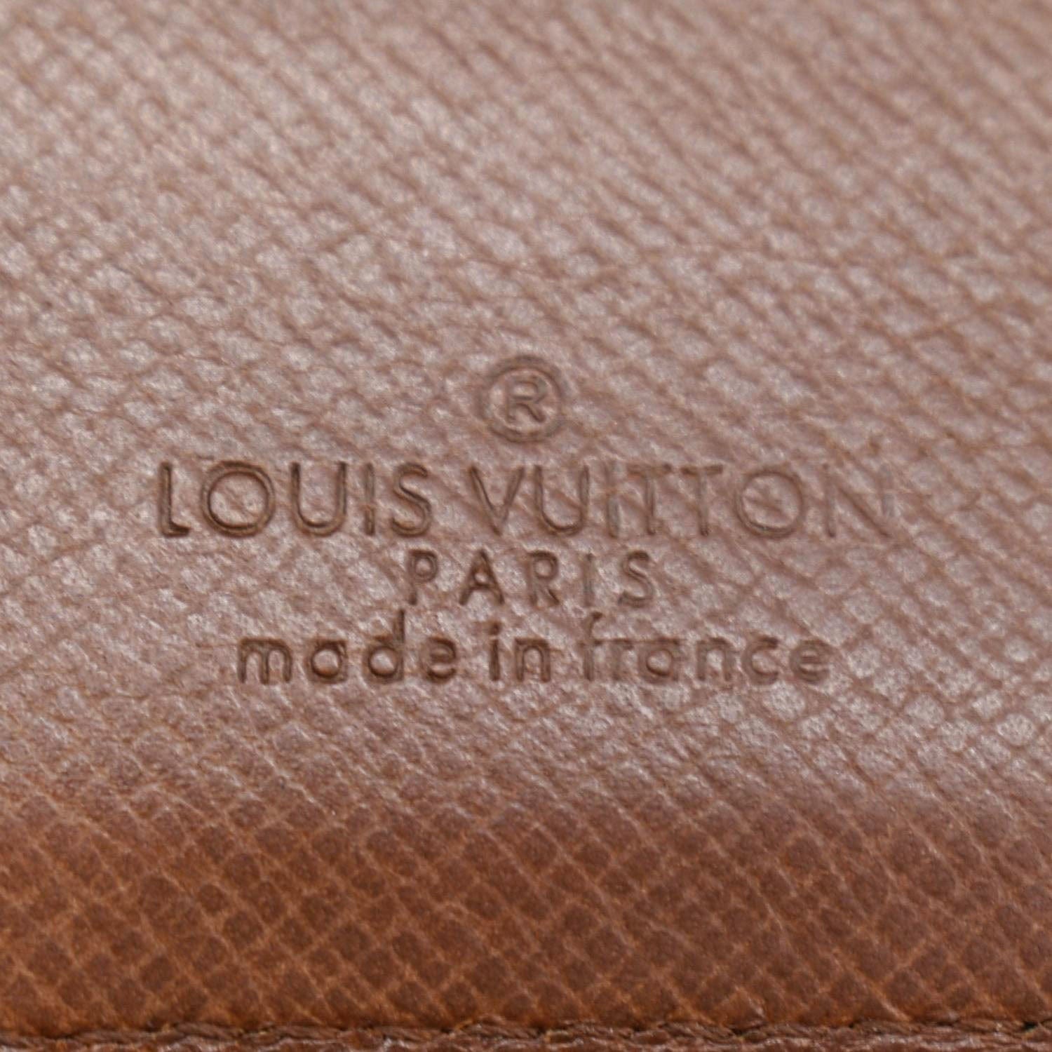 LOUIS VUITTON Monogram Canvas Multiple Mens Wallet Brown