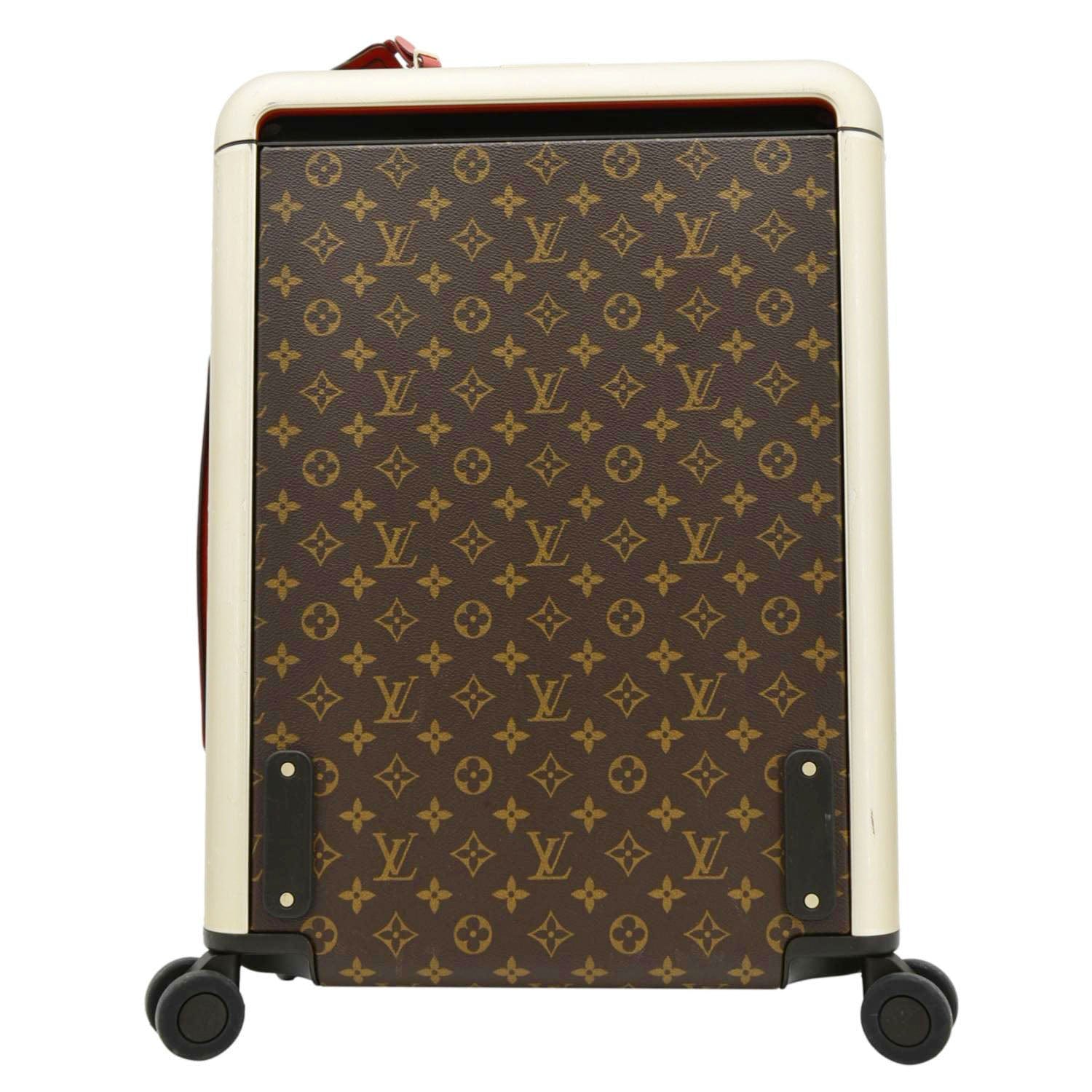 LOUIS VUITTON Horizon 55 Monogram Canvas Travel Bag Coquelicot Red