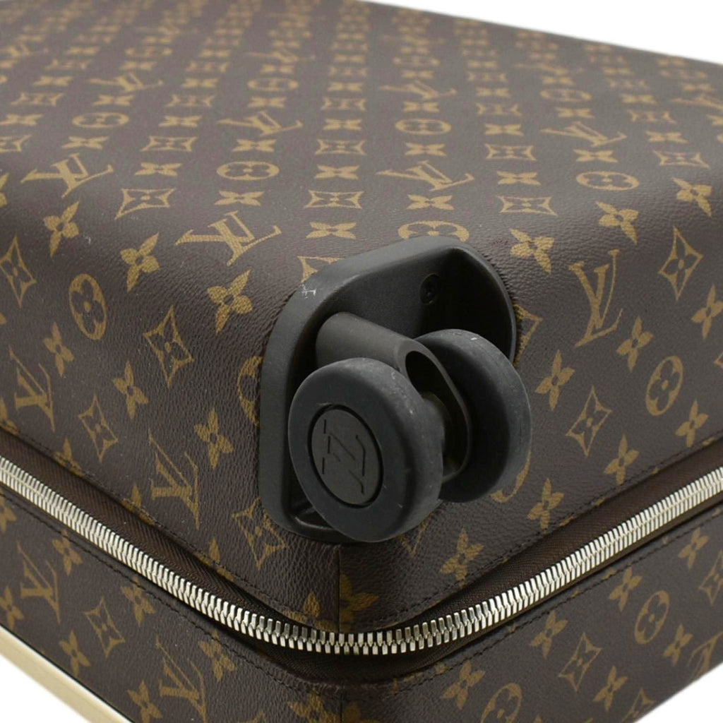 LOUIS VUITTON Horizon 55 Monogram Canvas Travel Bag Coquelicot Red