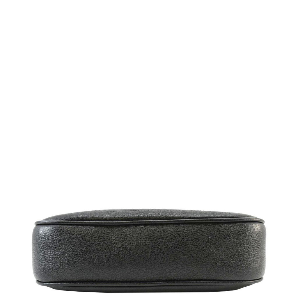 GUCCI Aphrodite Small Leather Shoulder Bag Black 731817