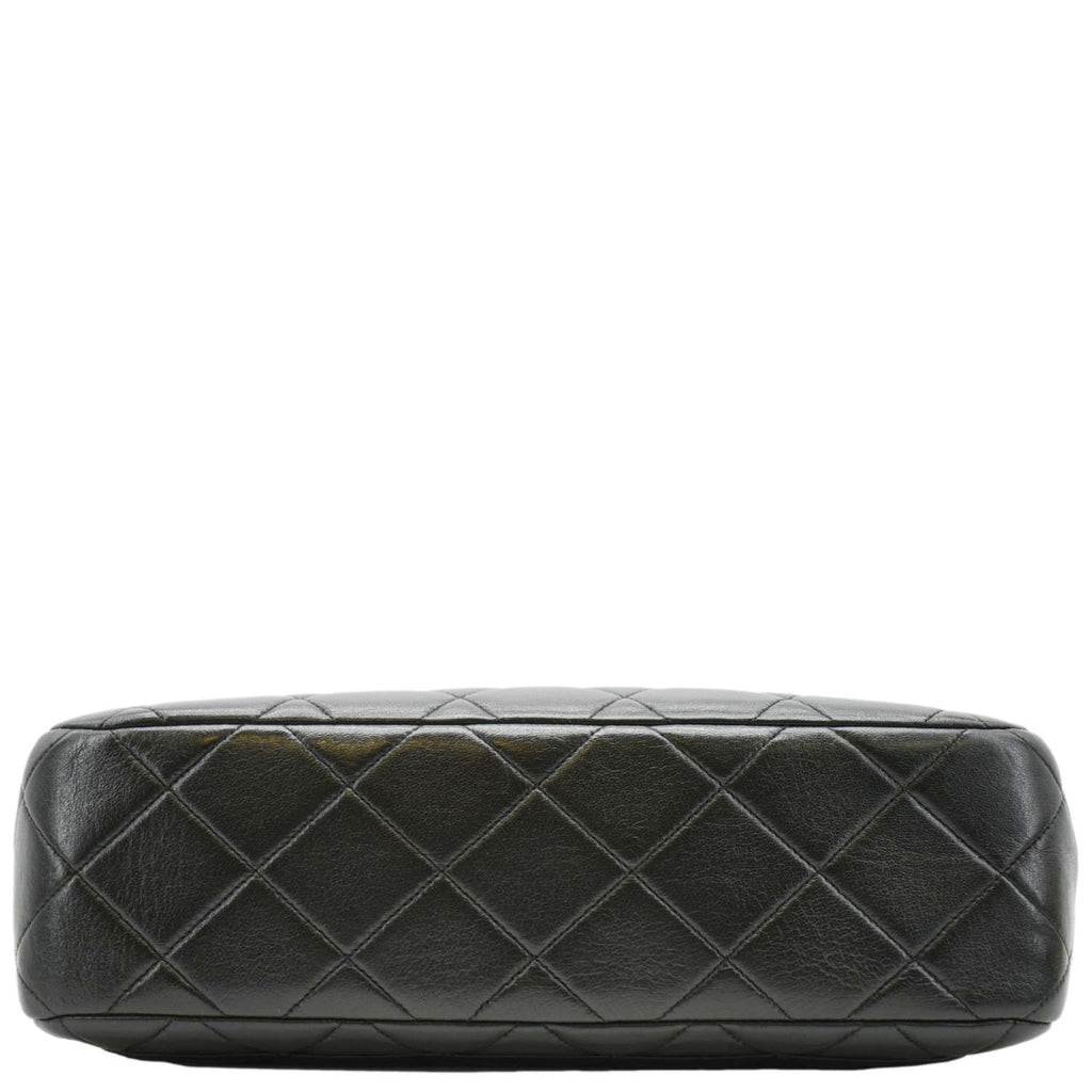 Chanel Classic Flap  Quilted Leather Tote Bag Black