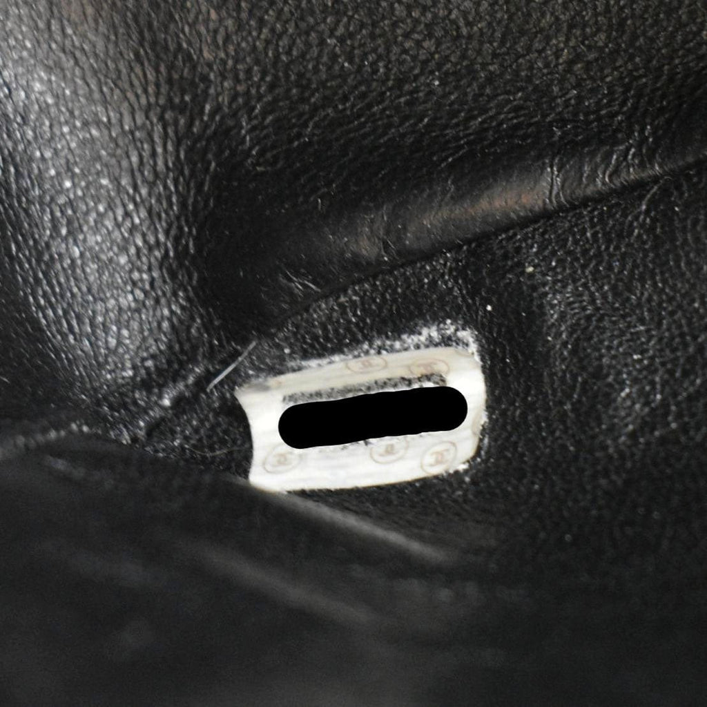 Chanel Classic Flap  Quilted Leather Tote Bag Black