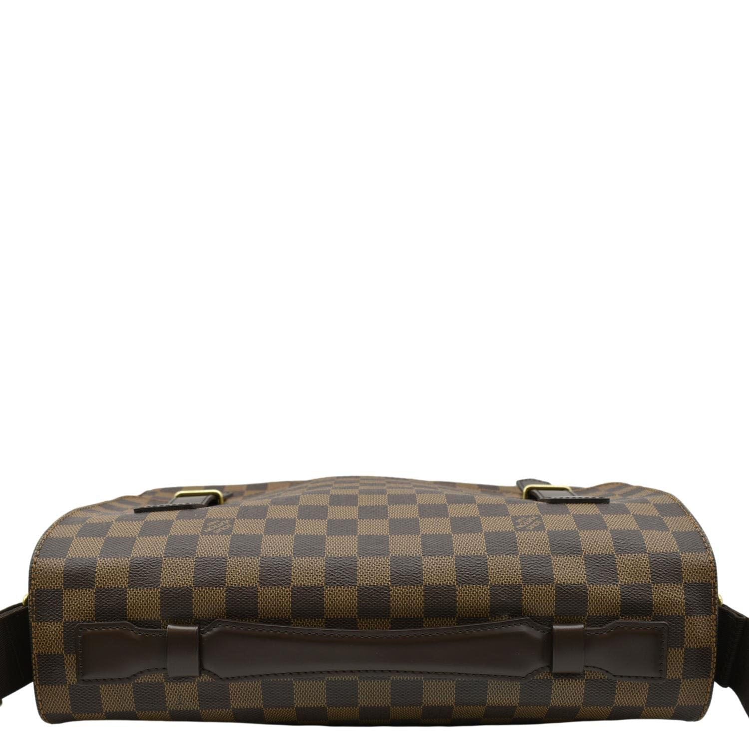 LOUIS VUITTON Broadway Damier Ebene Messenger Bag Brown