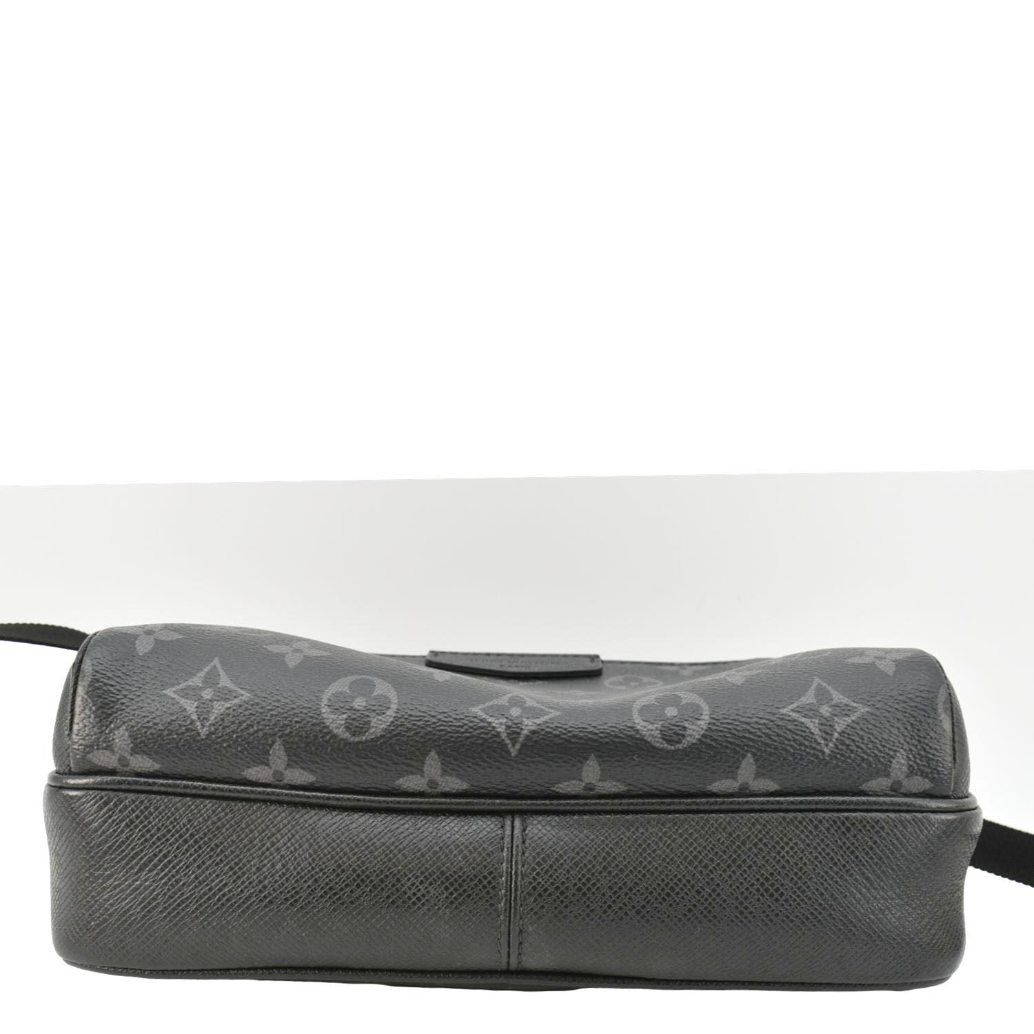 LOUIS VUITTON Outdoor Monogram Eclipse Crossbody Bag Black