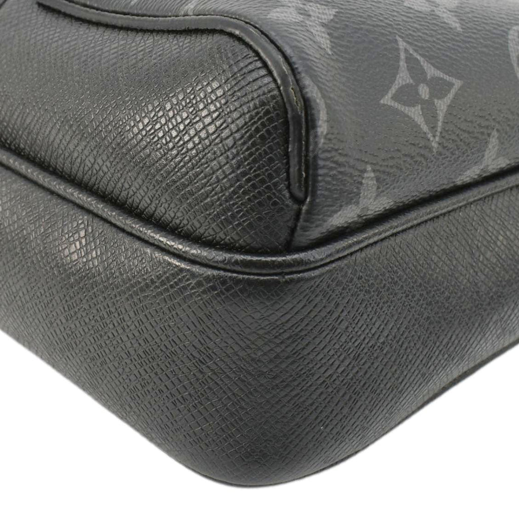 LOUIS VUITTON Outdoor Monogram Eclipse Crossbody Bag Black