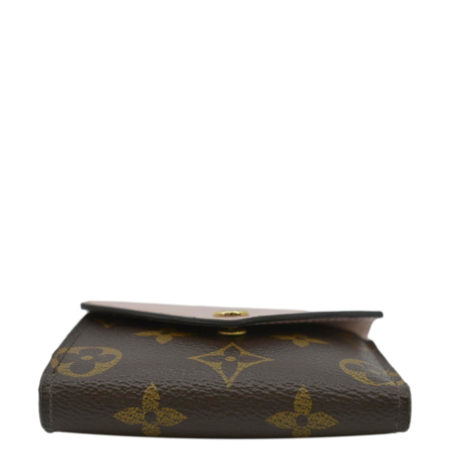 LOUIS VUITTON Zoe Monogram Leather Wallet Rose Ballerine