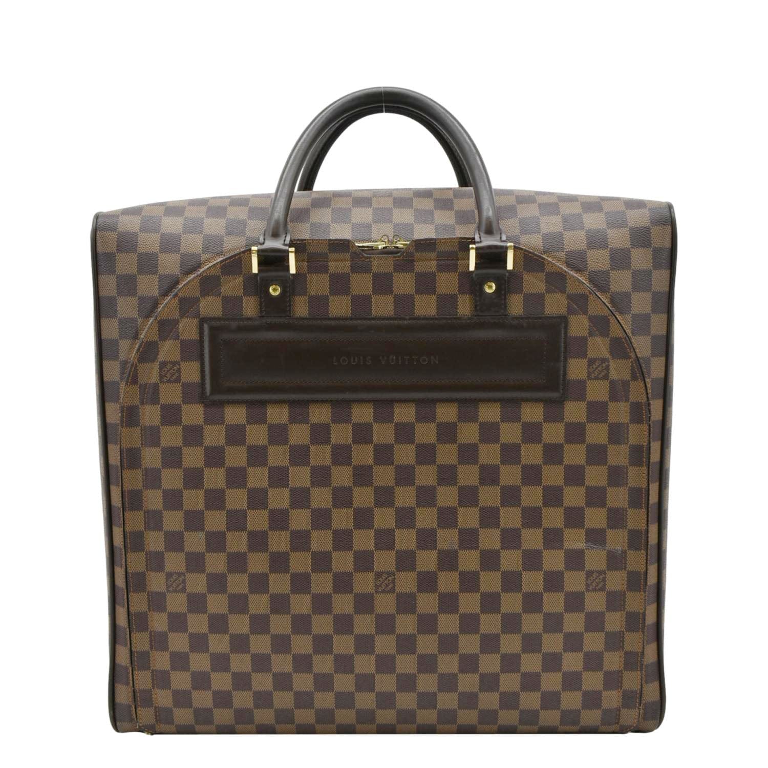 LOUIS VUITTON Nolita PM Damier Ebene Travel Bag Brown