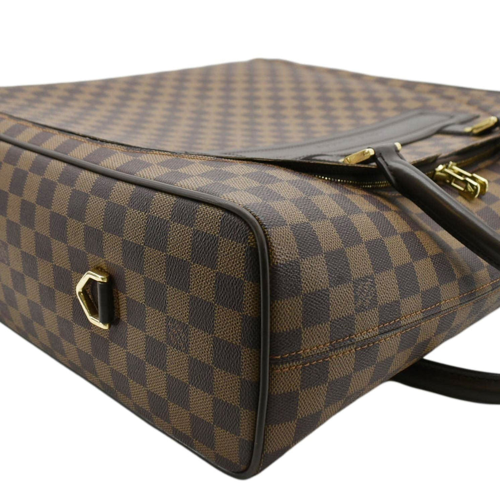 LOUIS VUITTON Nolita PM Damier Ebene Travel Bag Brown
