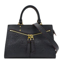 LOUIS VUITTON Sully PM Monogram Empreinte Leather Shoulder Bag Navy Blue