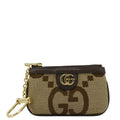GUCCI Ophidia Jumbo Gucci Canvas Key Case Beige 671722