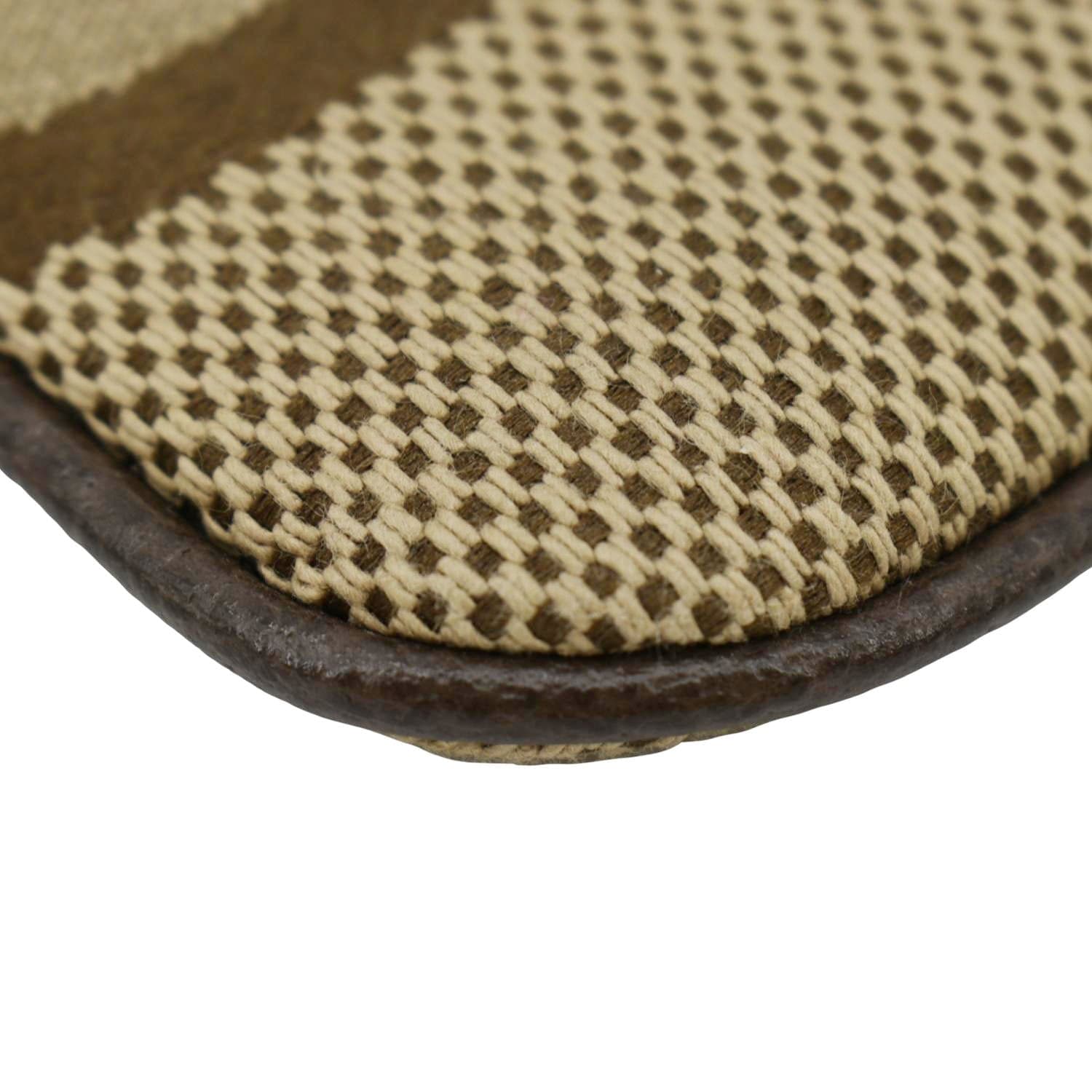 GUCCI Ophidia Jumbo Gucci Canvas Key Case Beige 671722