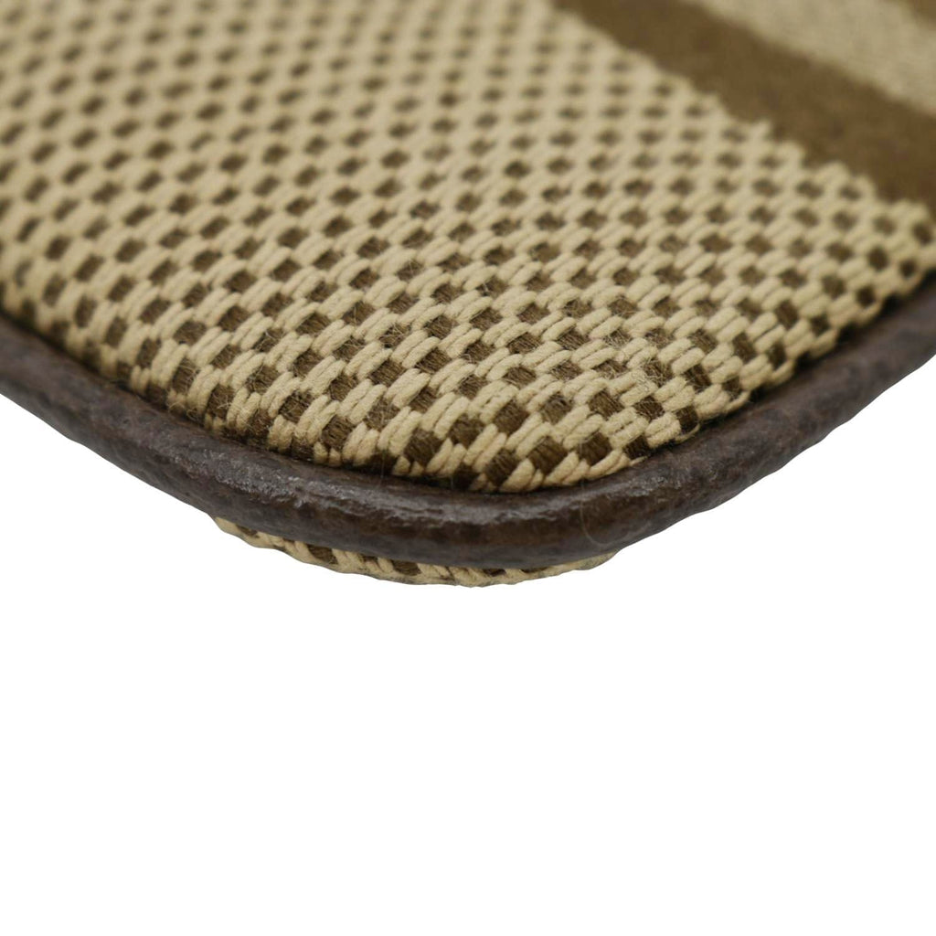 GUCCI Ophidia Jumbo Gucci Canvas Key Case Beige 671722