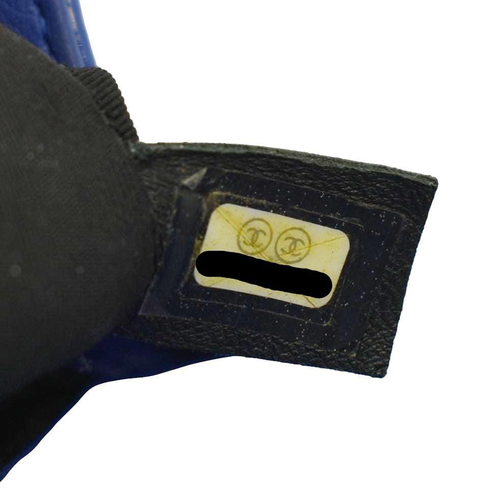 Chanel Boy Flap Medium Plexiglass Patent Leather Crossbody Bag Blue