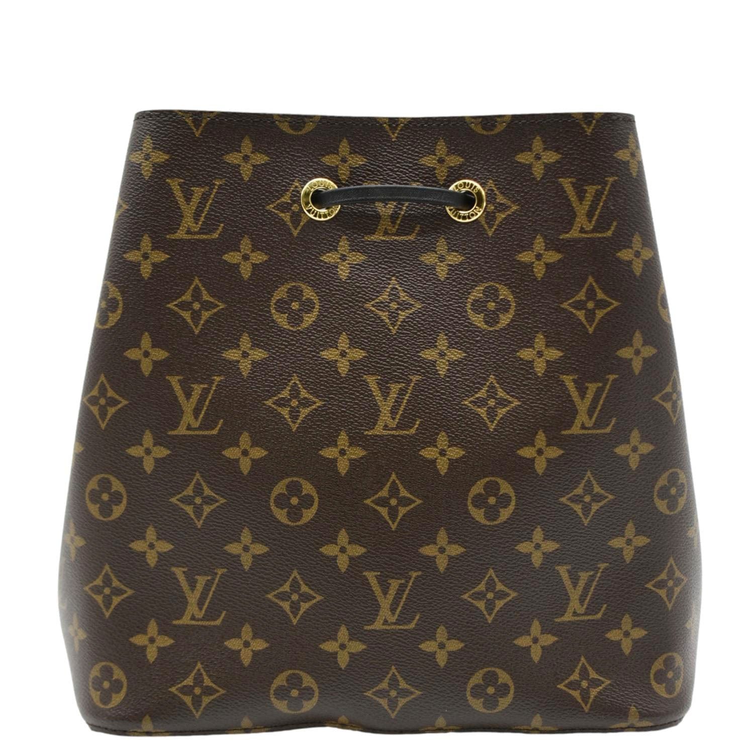 LOUIS VUITTON Neonoe Monogram Canvas Shoulder Bag Brown