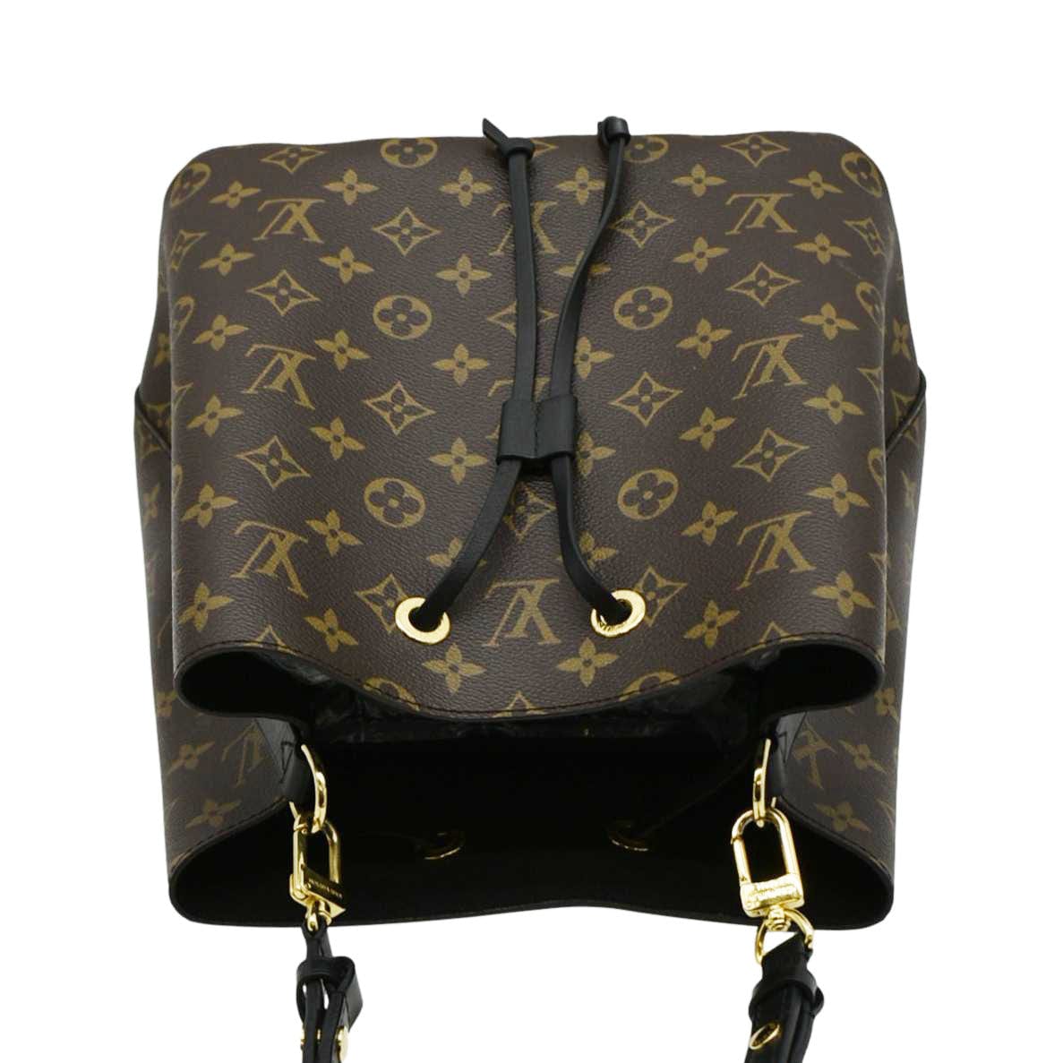 LOUIS VUITTON Neonoe Monogram Canvas Shoulder Bag Brown