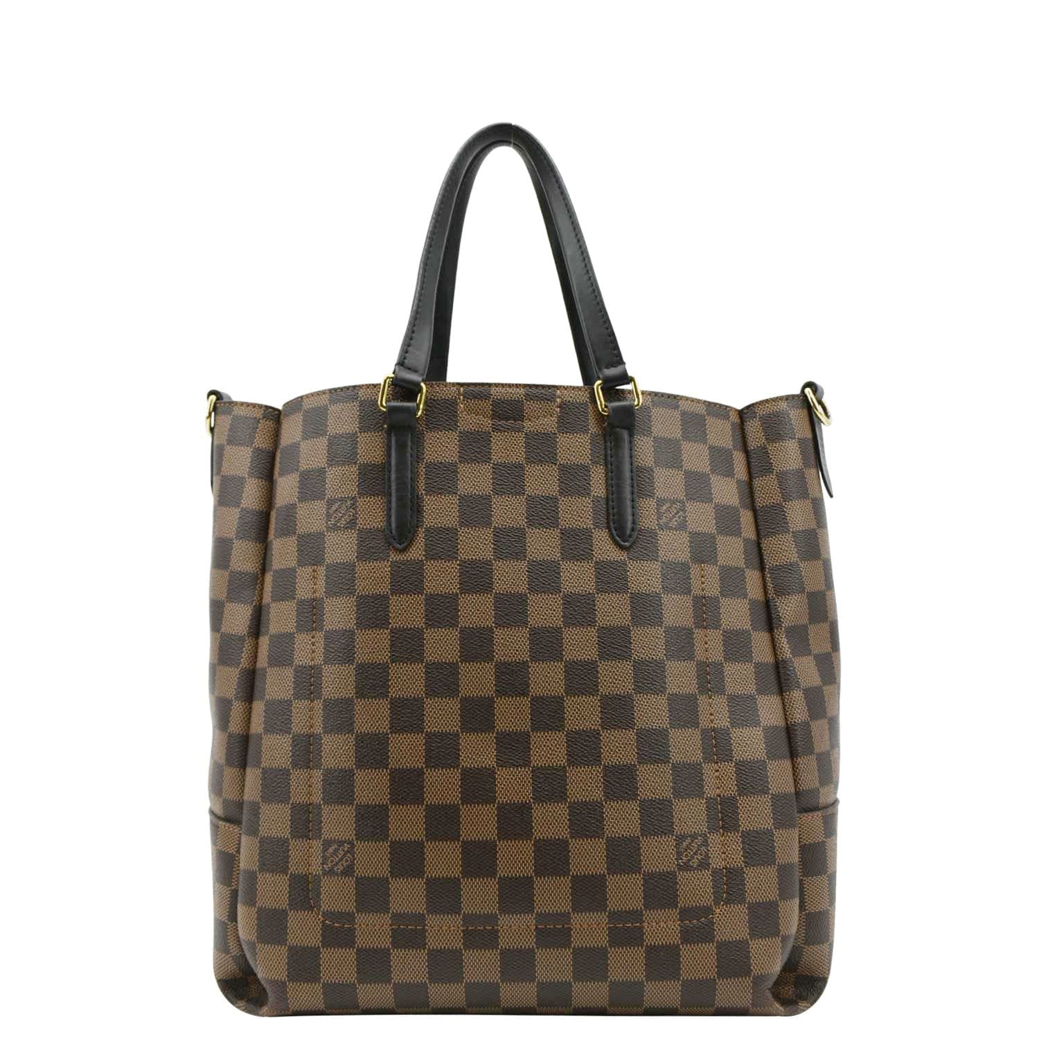 LOUIS VUITTON Belmont MM Damier Ebene Shoulder Bag Brown