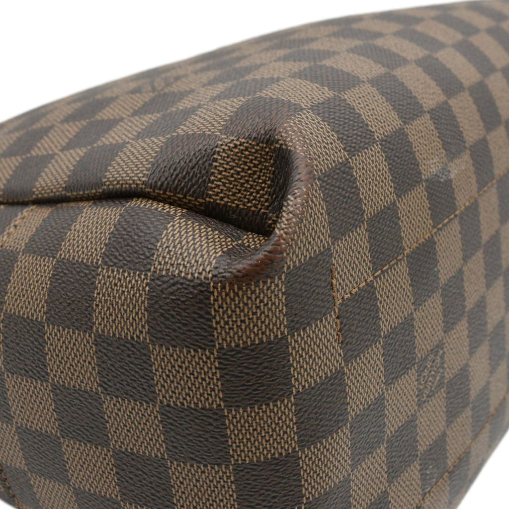 LOUIS VUITTON Belmont MM Damier Ebene Shoulder Bag Brown