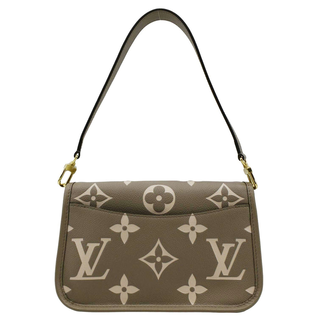 LOUIS VUITTON Diane Empreinte Monogram Leather Shoulder Bag Bicolor