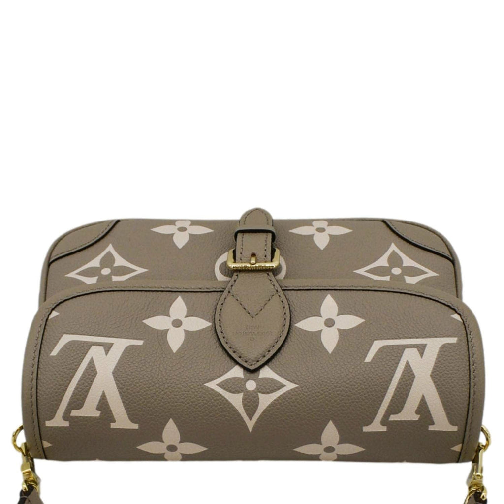 LOUIS VUITTON Diane Empreinte Monogram Leather Shoulder Bag Bicolor