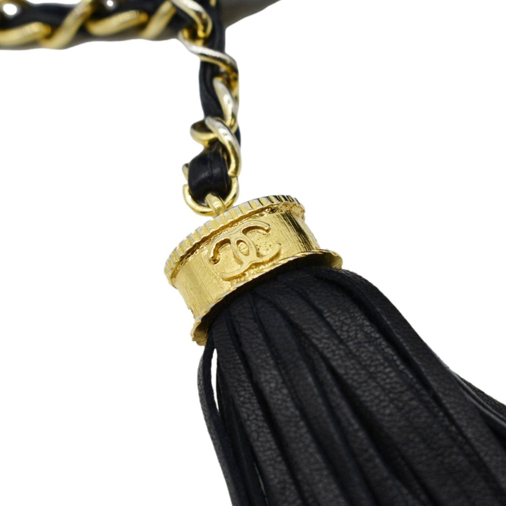 Chanel  Quilted Leather Camera Crossbody Bag Black