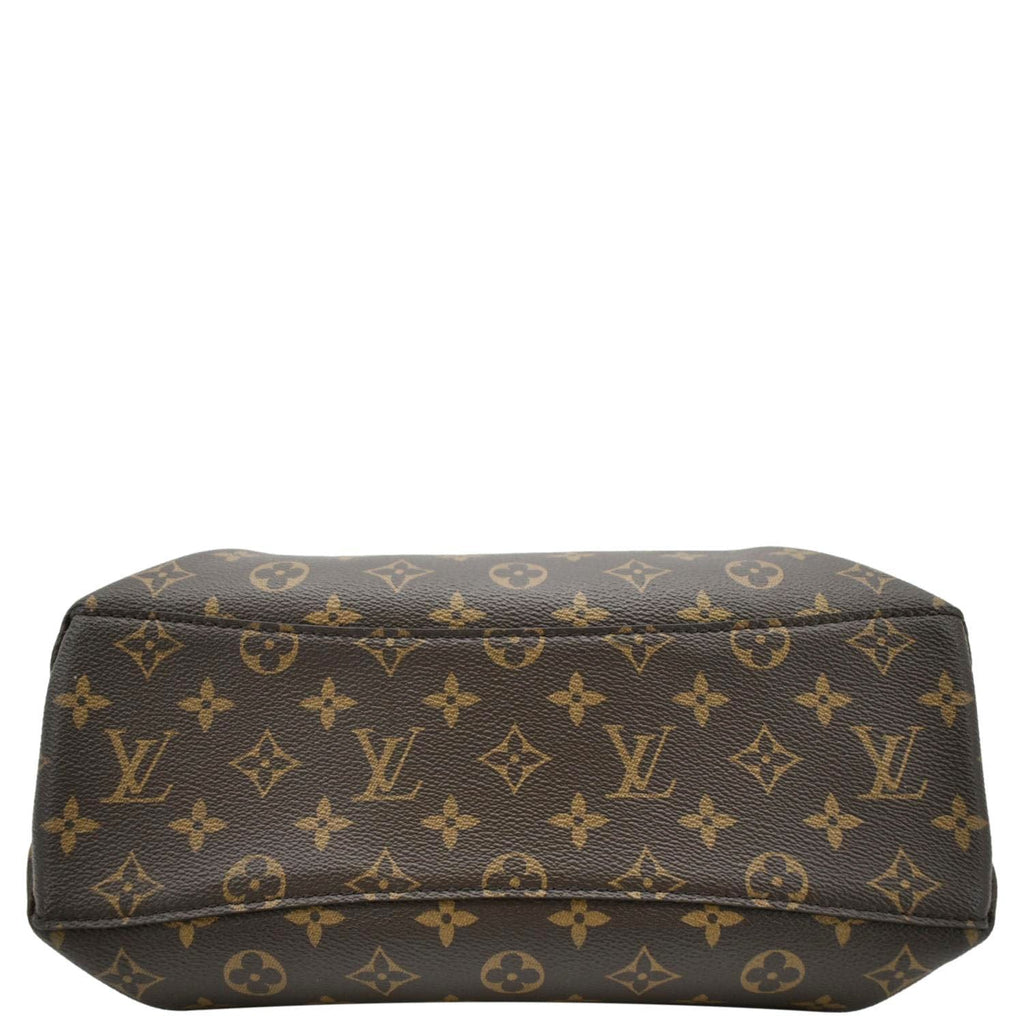 LOUIS VUITTON Rivoli PM Monogram Canvas Satchel Bag Brown