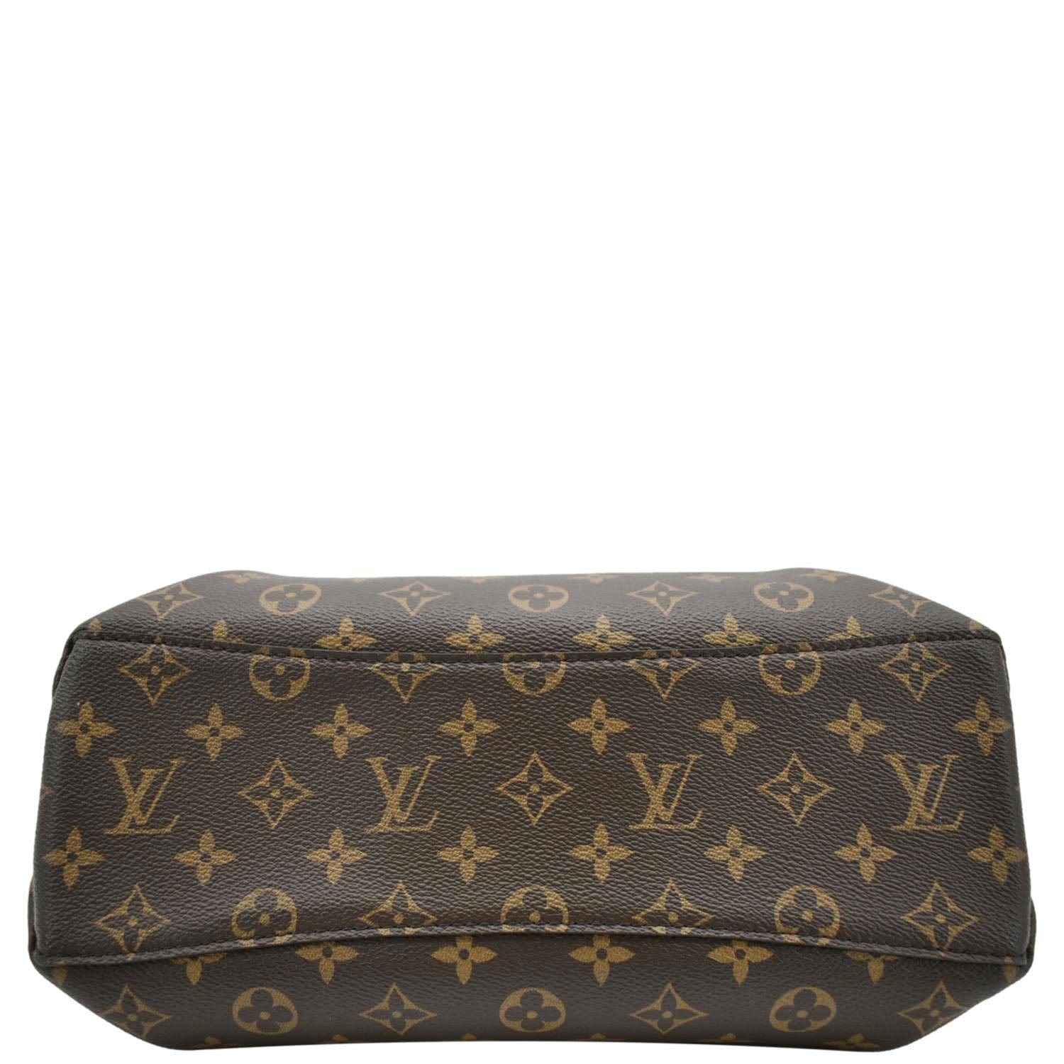 LOUIS VUITTON Rivoli PM Monogram Canvas Satchel Bag Brown